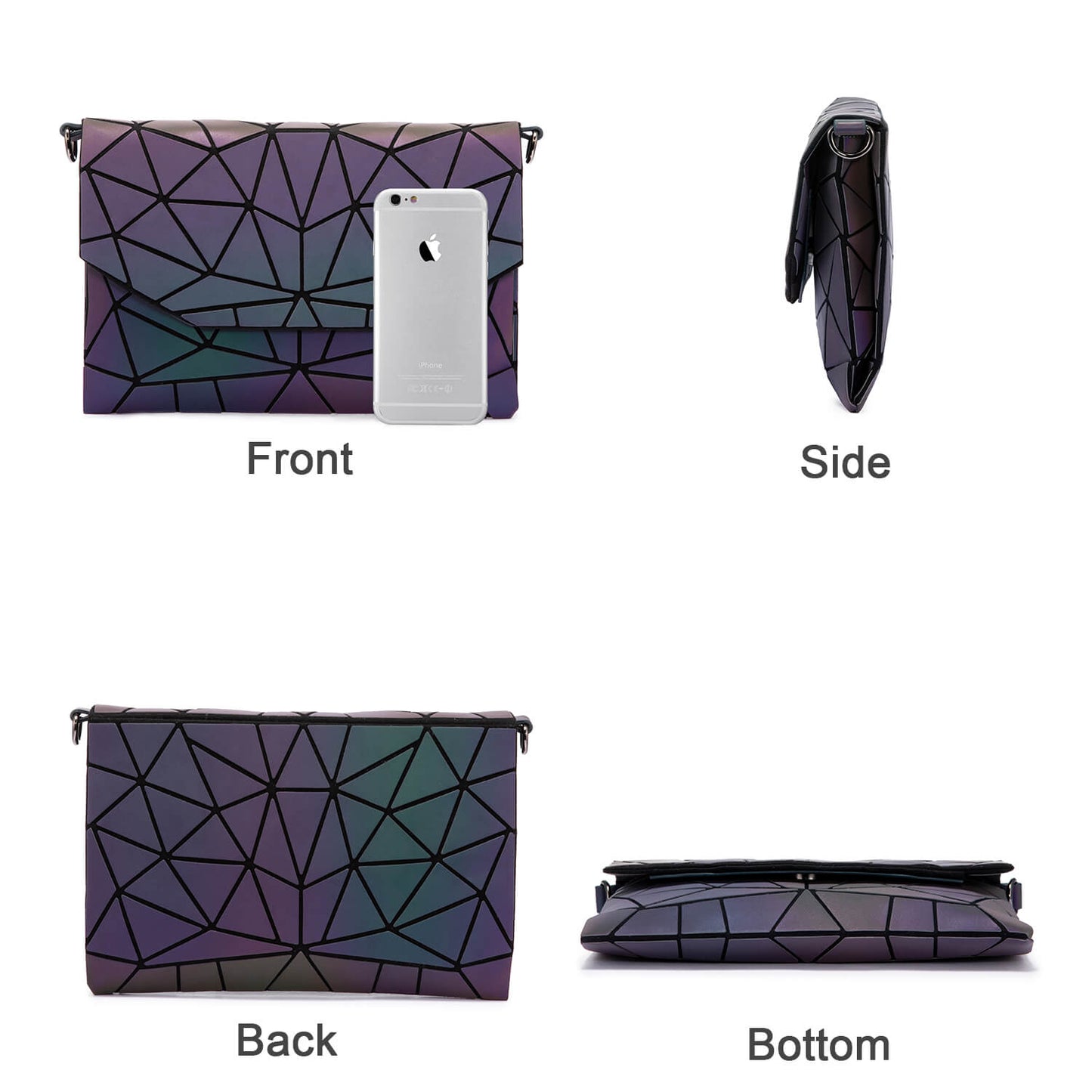 Luminous Geometric Handbag✨👜